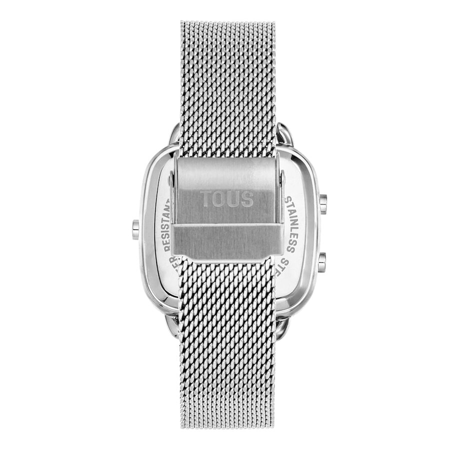 d-logo neue digitaluhr mit stahlarmband