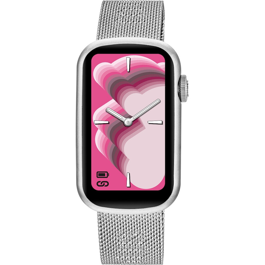 smartwatch mit edelstahlarmband und aluminiumgehäuse tous tous t-band mesh