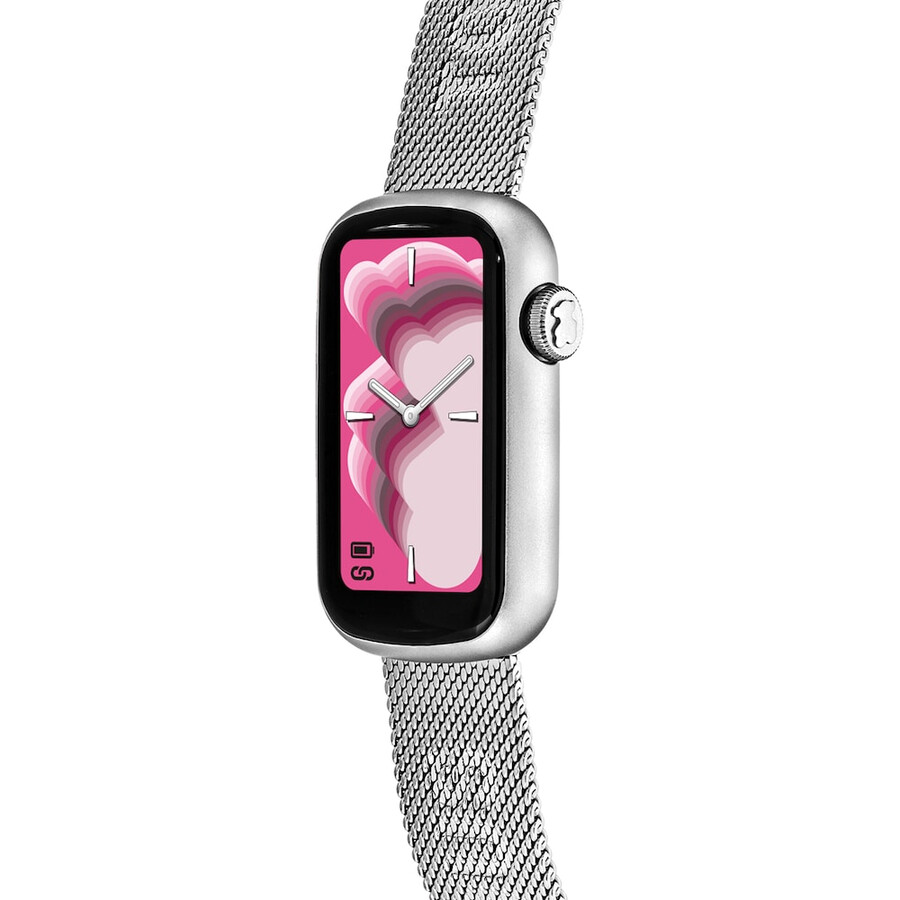 smartwatch mit edelstahlarmband und aluminiumgehäuse tous tous t-band mesh