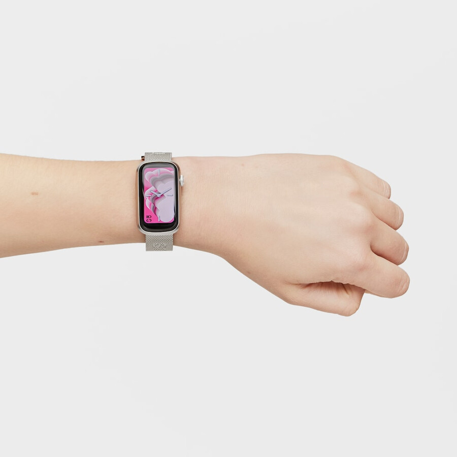 smartwatch mit edelstahlarmband und aluminiumgehäuse tous tous t-band mesh