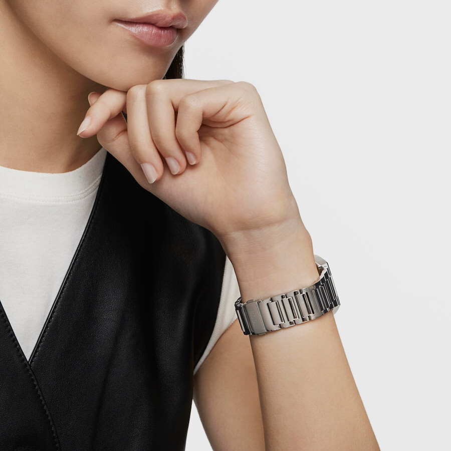 digitale armbanduhr mit edelstahlarmband d-bear