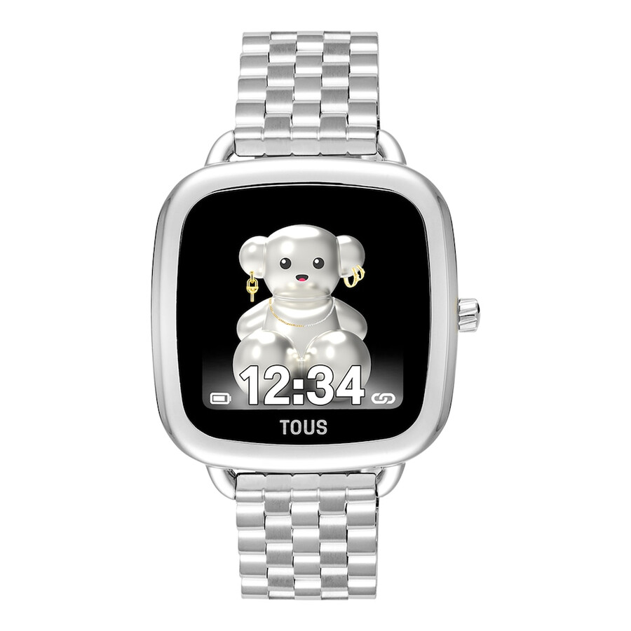 smartwatch mit stahlarmband d-connect