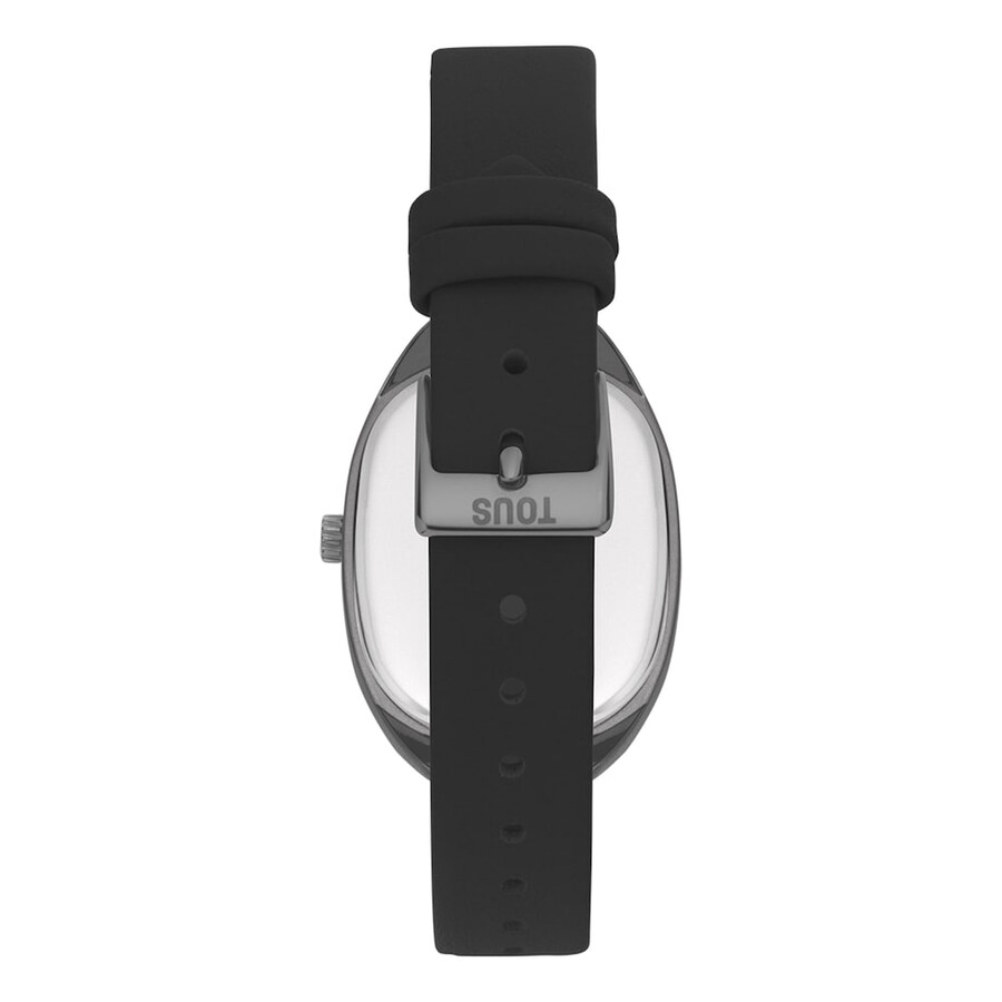 pinkfarbene iprg-stahl-analog-uhr mit schwarzem lederarmband heritage