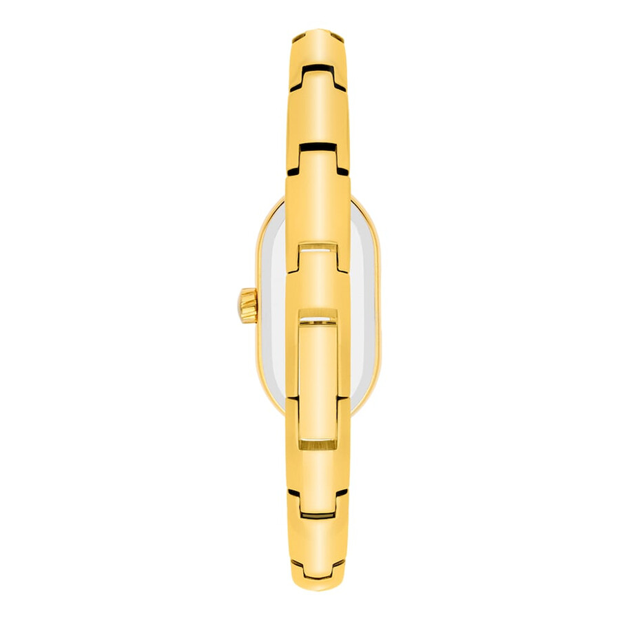 analoge uhr mit goldfarbenem ipg-stahlarmband und onyxfarbenem tous color-armband