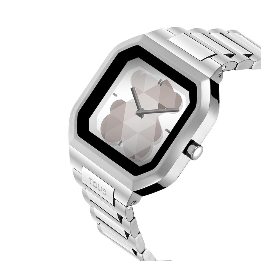smartwatch mit stahlarmband b-connect
