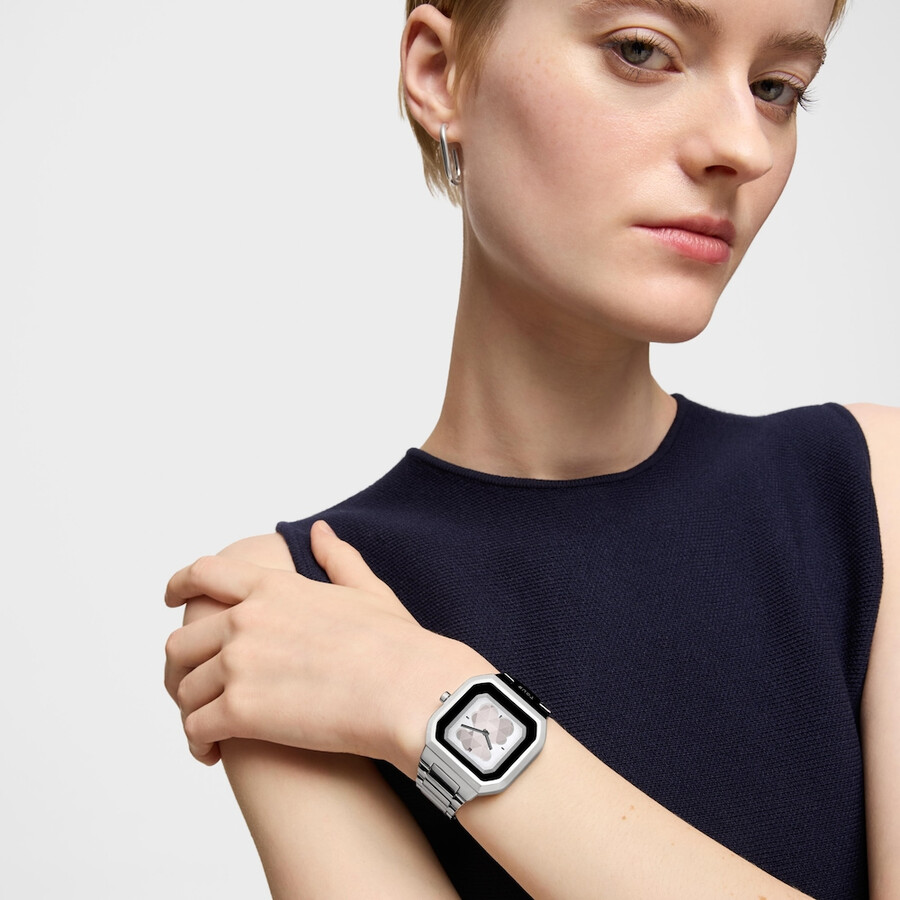 smartwatch mit stahlarmband b-connect