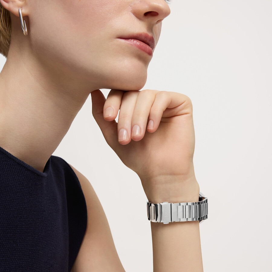 smartwatch mit stahlarmband b-connect