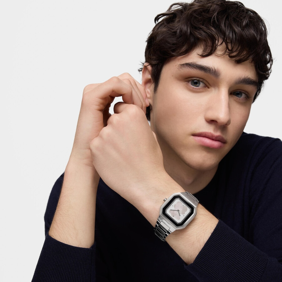 smartwatch mit stahlarmband b-connect