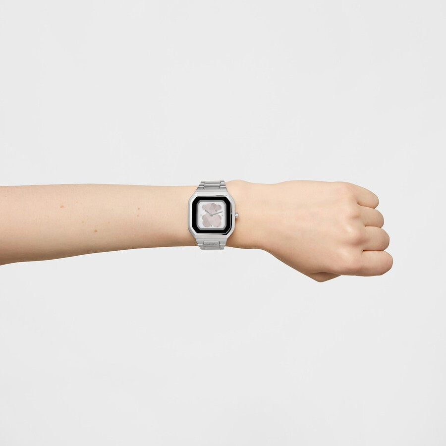 smartwatch mit stahlarmband b-connect
