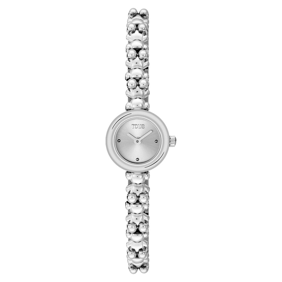analoge uhr mit stahlarmband bold bear round