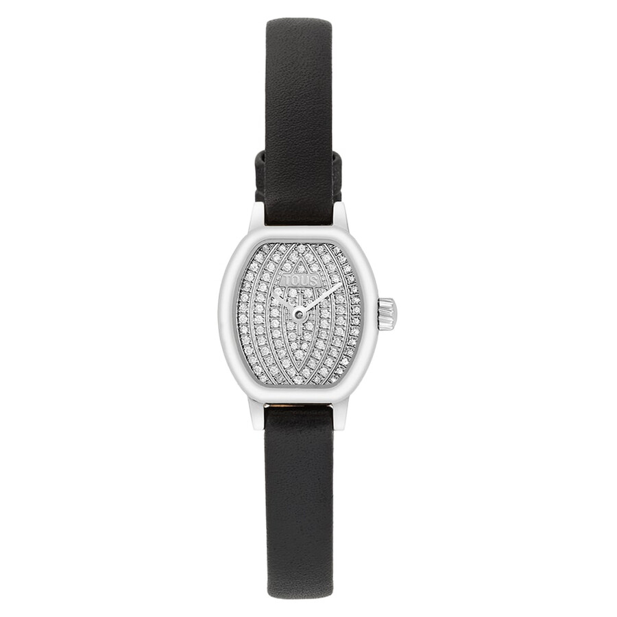 armbanduhr mit analogem schweizer uhrwerk 030 ct diamanten und lederarmband les classiques mini